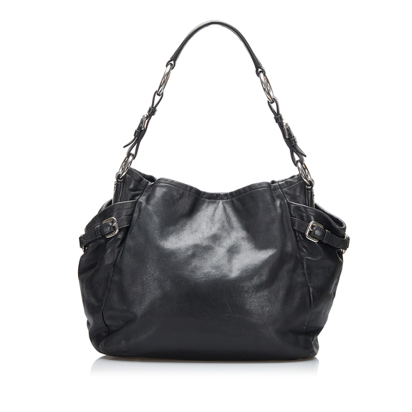 PRADA Soft Calf Side Pocket Shoulder Bag - Picture 3 of 9
